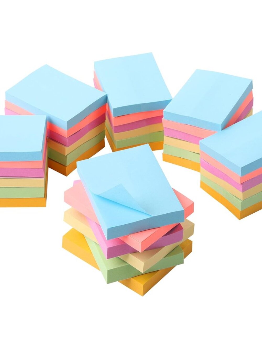 Small Sticky Notes, 1.5"x2", 36 Pads, 2160 Sheets, Pastel Colors, Mini Sticky No - Picture 9 of 9